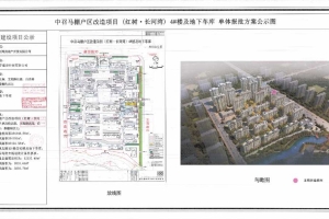 中召马棚户区改造项目（红树·长河湾）4#楼及地下车库《建设工程规划许可证》批前公