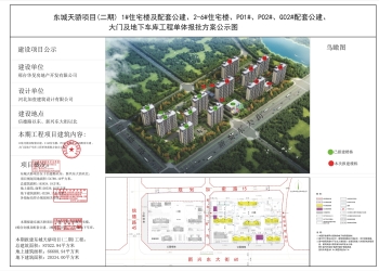 东城天骄项目（二期）《建设工程规划许可证》批前公示